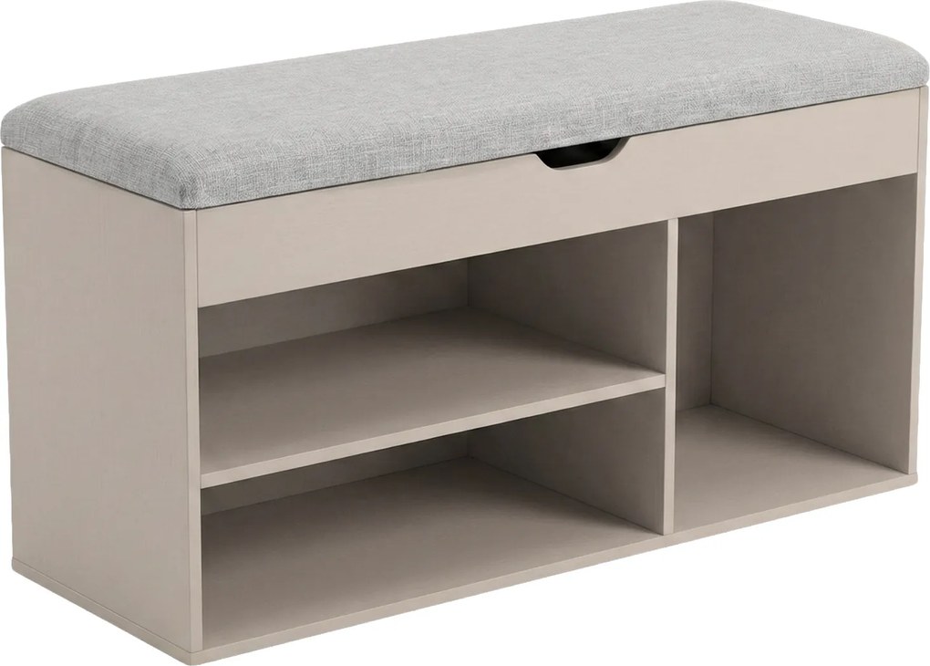Szafka na buty z siedziskiem TRIA, 80 x 30 x 43 cm
