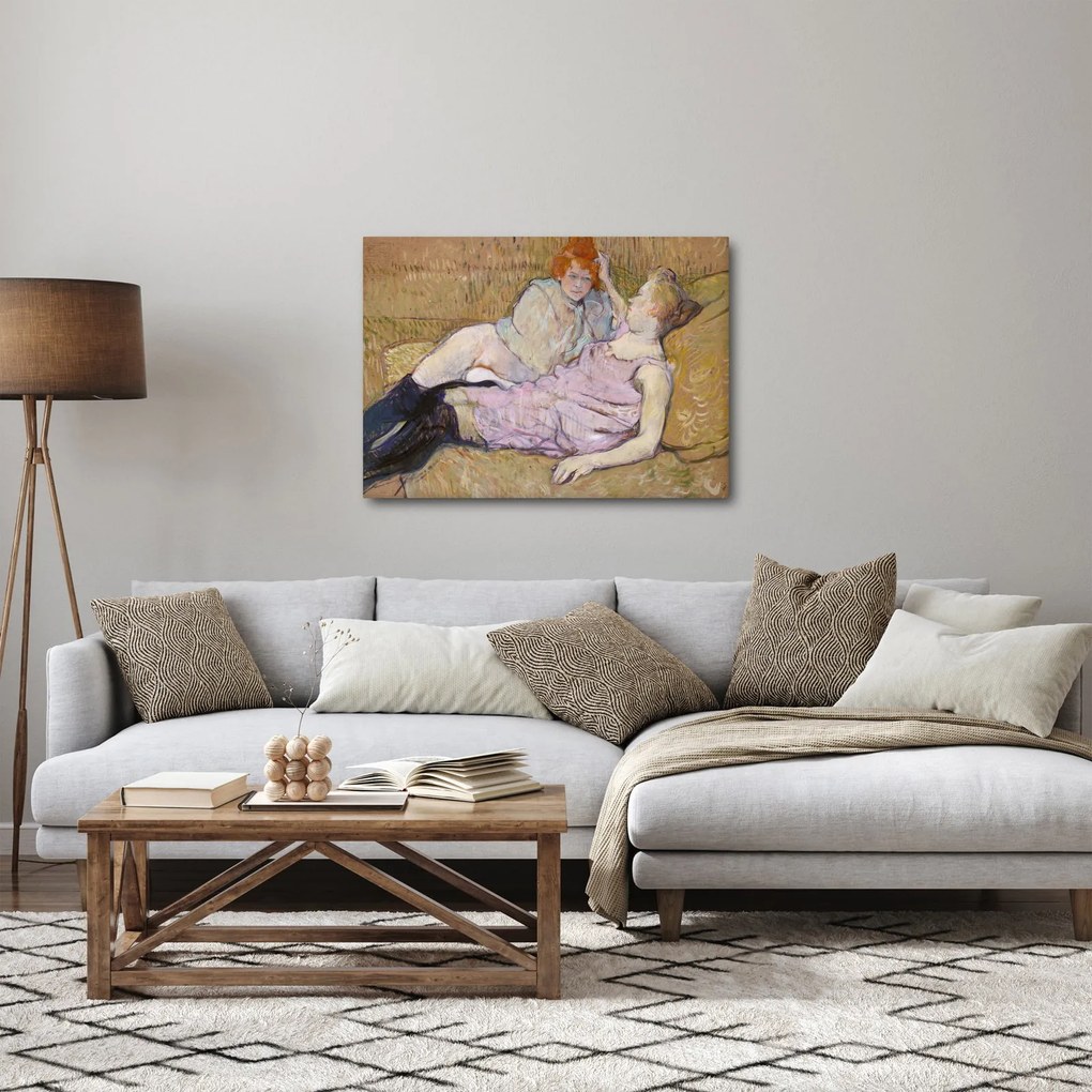 Obraz - Henri de Toulouse-Lautrec, The Sofa, reprodukcje (70x50 cm)