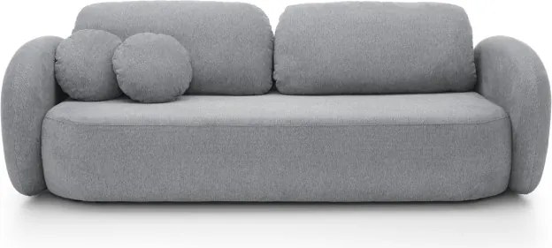 Sofa OLIO z funkcja spania i pojemnikiem JASNY SZARY ARAGON 93