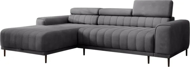 Narożnik CALDO S/MINI Lewostronny z funkcją spania wolnostojący w tkaninie RUN AGAIN 90 WERSAL