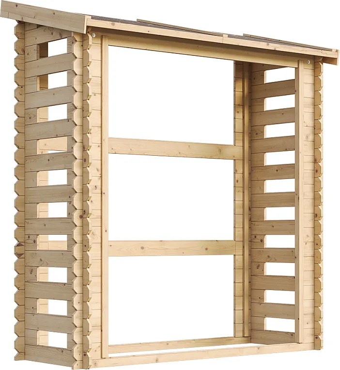 Drewniana drewutnia - M201-1