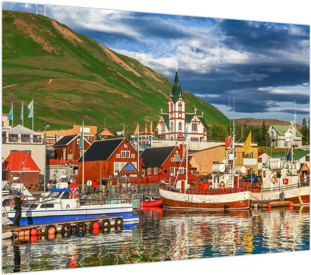 Obraz - Húsavík (70x50 cm)