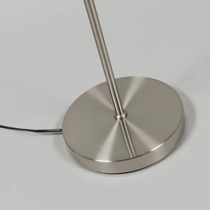 Nowoczesna stalowa lampa podłogowa z diodą LED - Eva