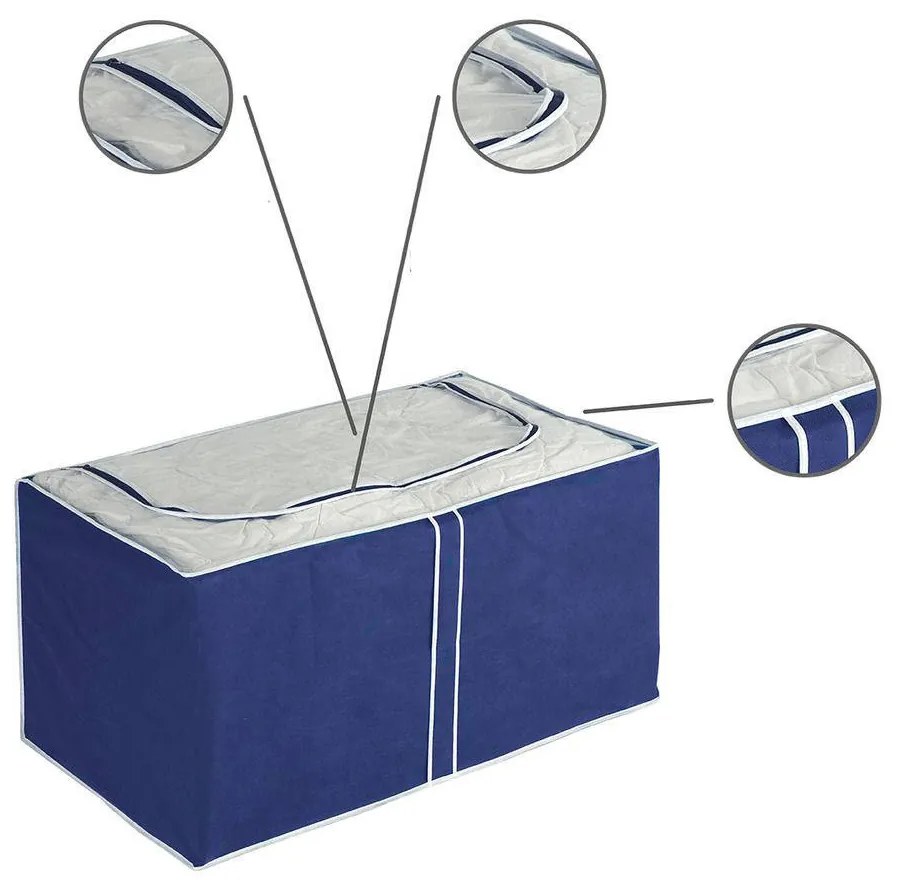 Pokrowiec na pościel, ubrania Jumbobox AIR, 91 x 53 x 48 cm, WENKO