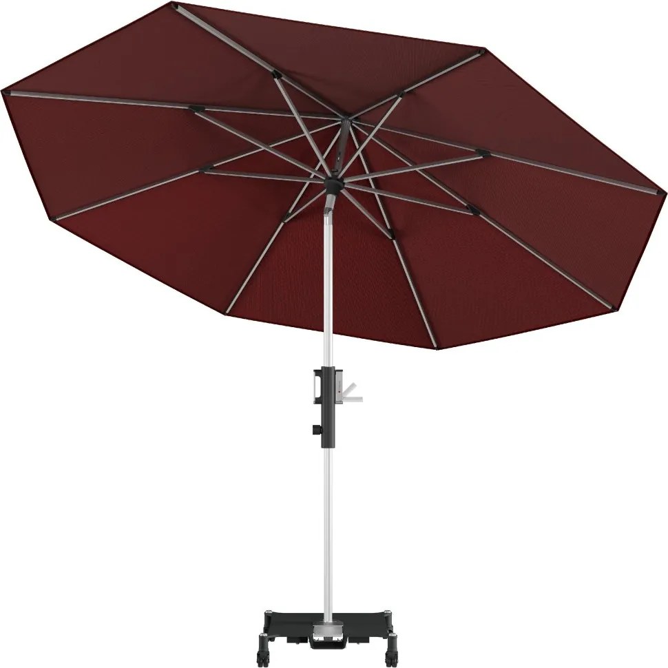 Knirps PHOENIX parasol ogrodowy 315 cm bordowy