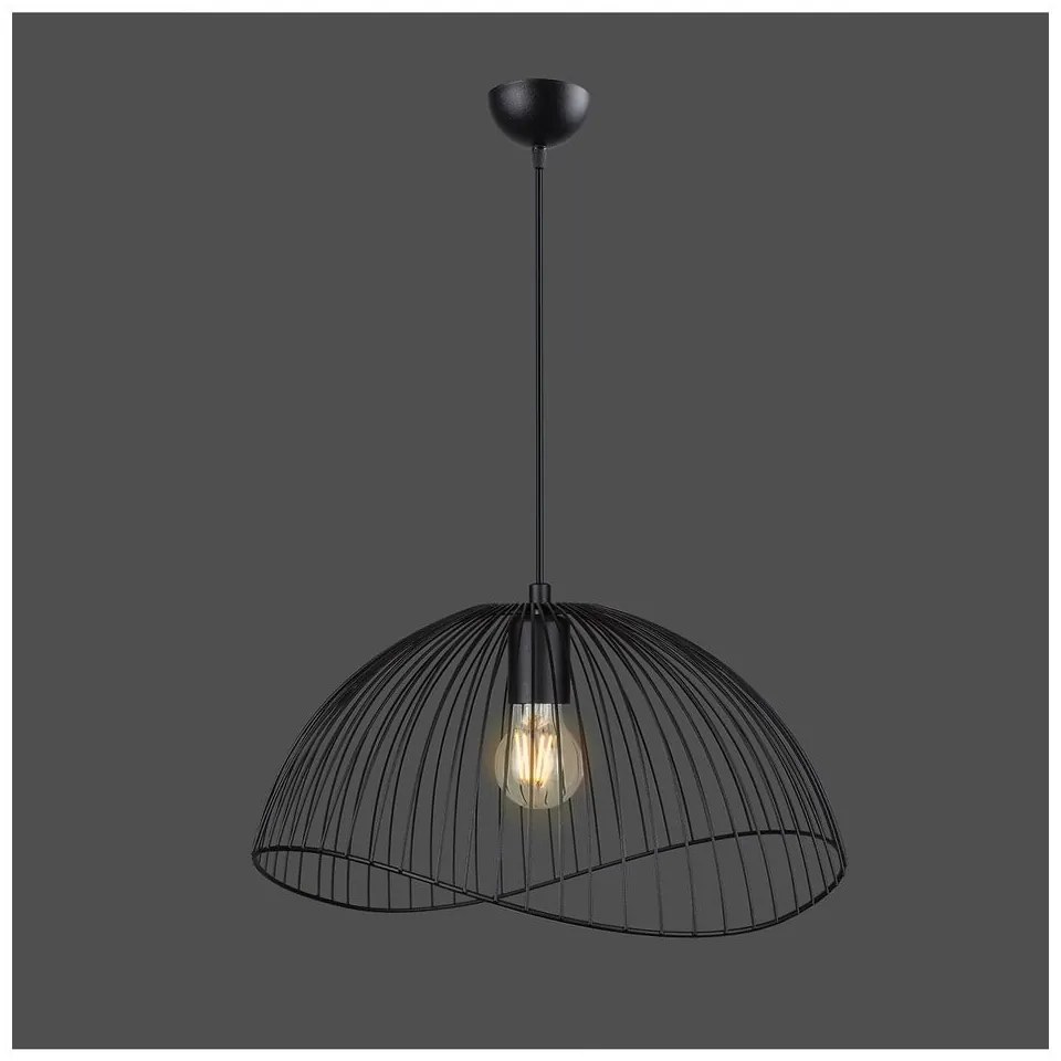 Czarna lampa wisząca ø 40 cm Way – Squid Lighting