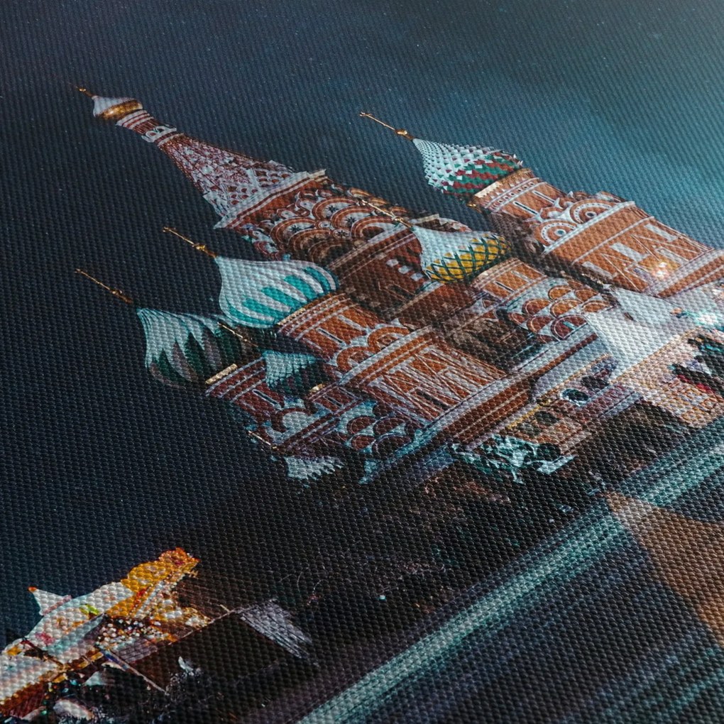Obraz budowy w Rosji (125x70 cm)