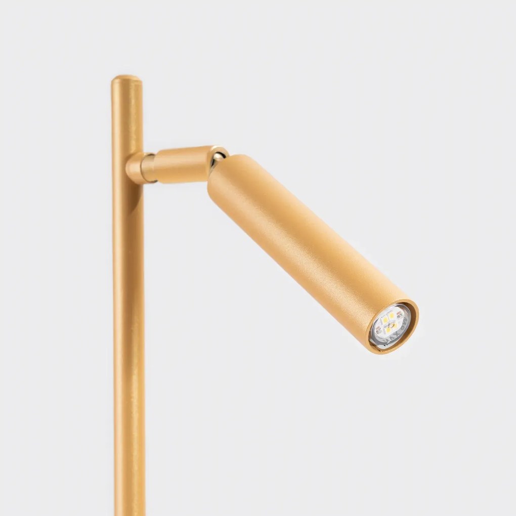 Lampa biurkowa PASTELO złota SOLLUX  LIGHTING