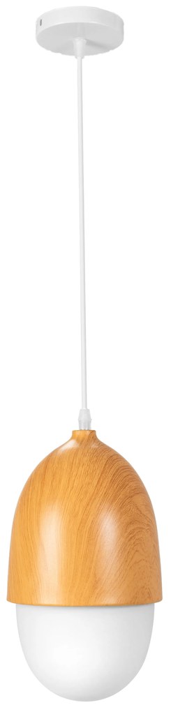 Lampa Sufitowa Wisząca Orzeszek Metal Wood Boho APP952-1CP