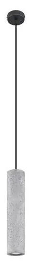 Sollux SL.0653 - Lampa wisząca LUVO 1xGU10/40W/230V beton/czarny