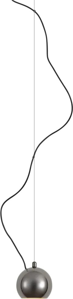 Designerska lampa wisząca ciemny chrom do systemu szynowego 1-fazowego - Slimline Sara