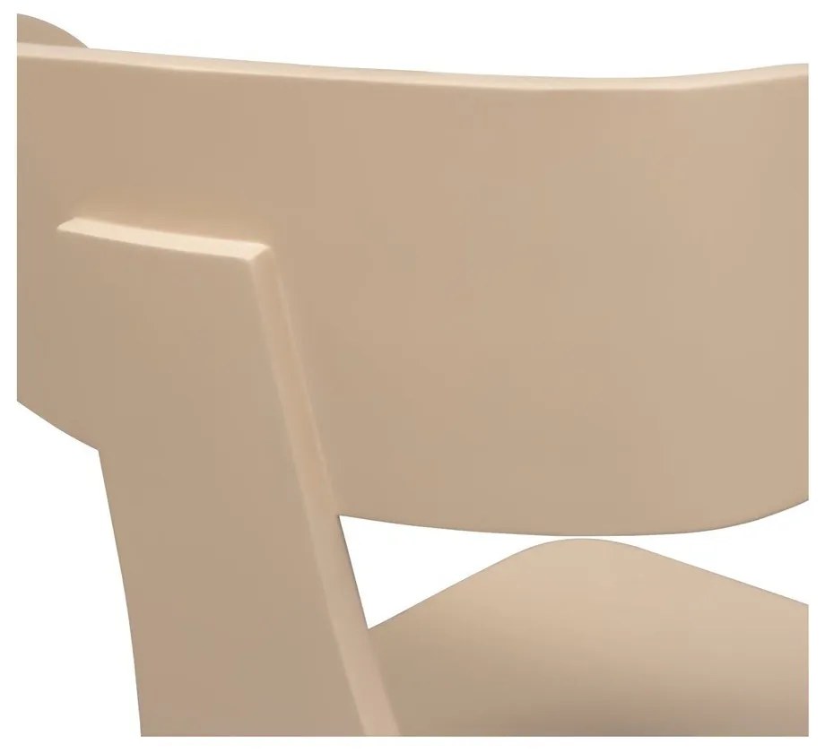 Krzesło sztaplowane w dekorze jesionu w naturalnym kolorze Form – WOOOD