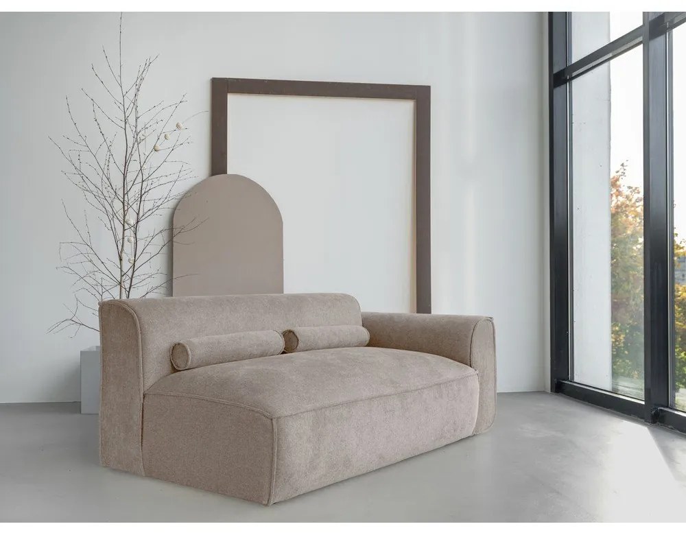 Beżowy moduł sofy (prawostronny) Flex Felix – Miuform