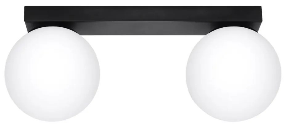 Sollux SL.1152 - Lampa sufitowa YOLI 2xG9/12W/230V czarna