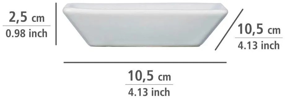 Biały zestaw ceramicznych akcesoriów łazienkowych Cordoba – Wenko