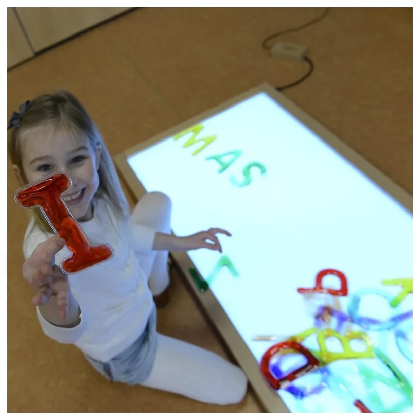 Masterkidz zestaw literek i cyferek alfabet montessori