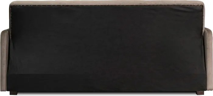 Sofa z Funkcją Spania PORTO Wersalka Rozkładana Dwuosobowa Beżowa Nowoczesna do Salonu