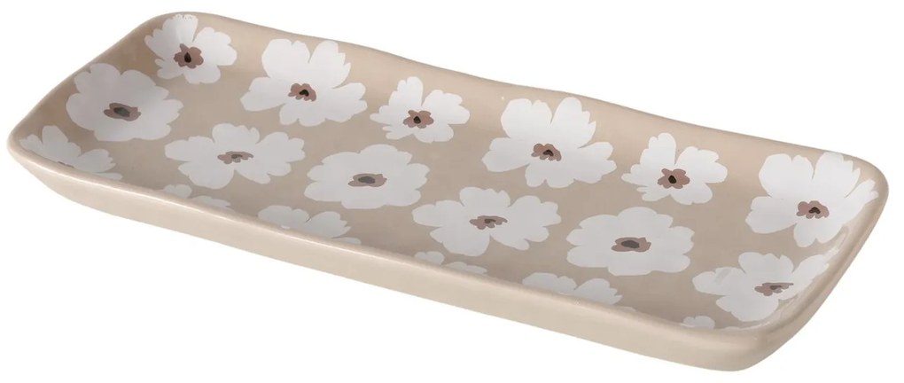 Patery ceramiczne w kwiaty, 13 - 15 cm, CANEA