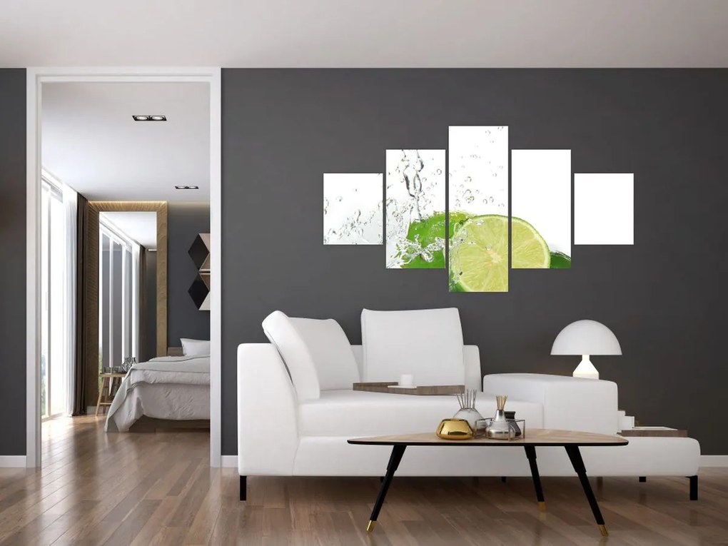 Obraz - Soczyste cytryny (125x70 cm)