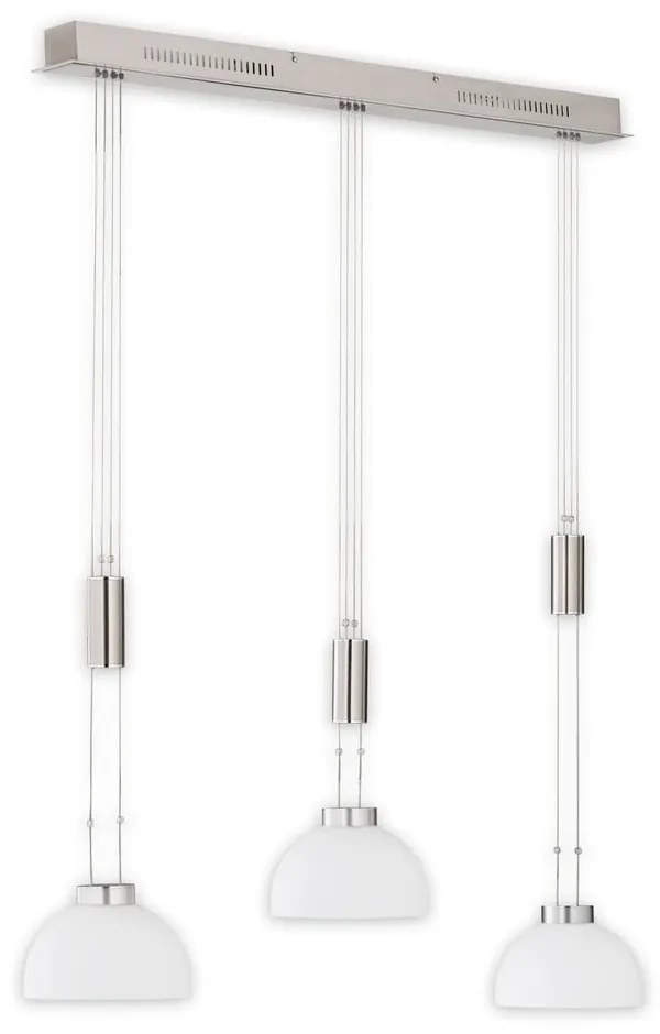 Czarna metalowa lampa wisząca LED ze ściemniaczem Avignon – Fischer &amp; Honsel