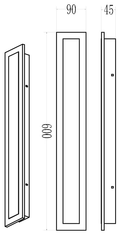 Kinkiet Wow 20W 3CCT IP54 60cm
