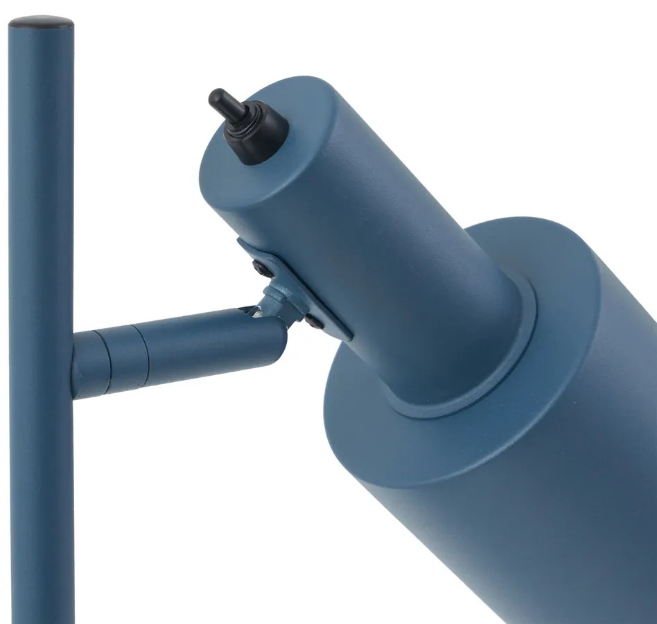 Nowoczesna lampa stołowa niebieska - Stijn