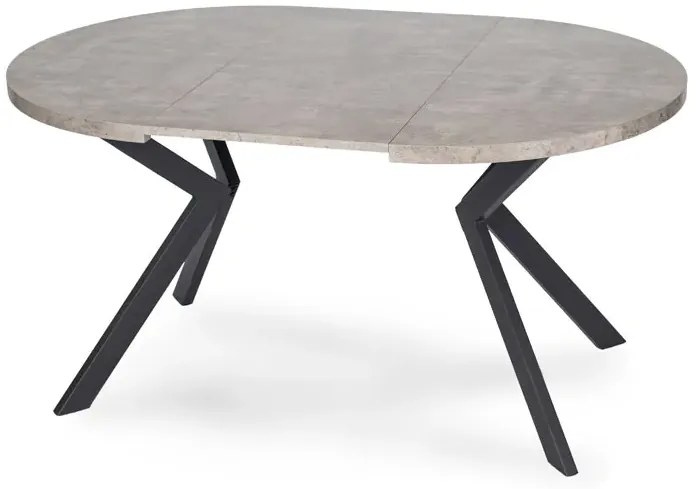 Industrialny okrągły stół rozkładany beton B2-T85