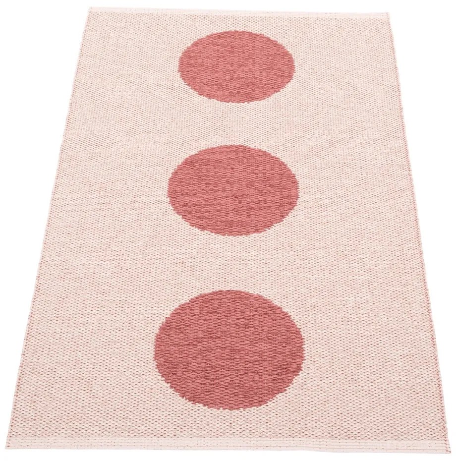 Jasnoczerwony dywan odpowiedni na zewnątrz 70x120 cm Vera Pop Blush – Pappelina
