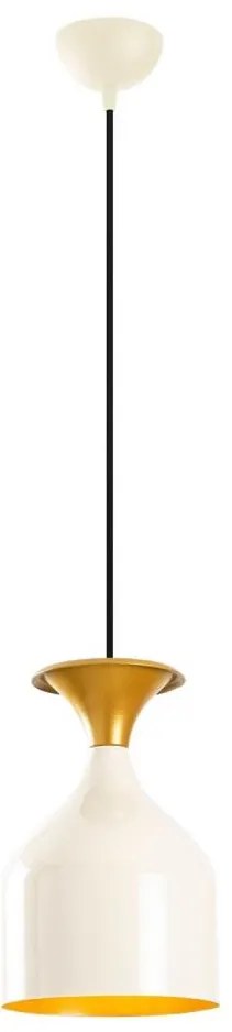 Żyrandol na lince SIVANI 1xE27/40W/230V biały/miedziany