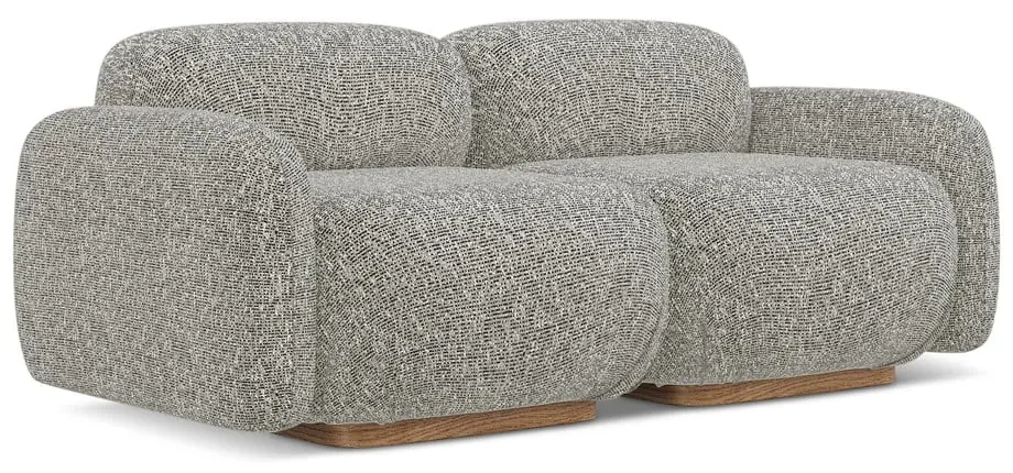 Szara sofa modułowa 190 cm Ailani – Makamii