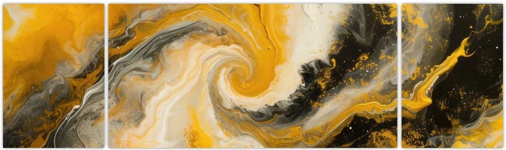 Obraz - Abstrakcja spiralna (170x50 cm)