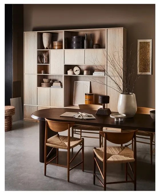 Stół w dekorze orzecha 90x240 cm Ellips – vtwonen