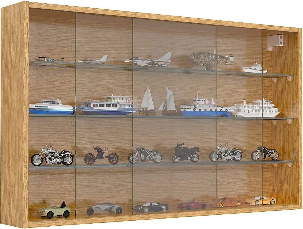 Wiszący wyświetlacz ścienny ze szkła Drivalo XL