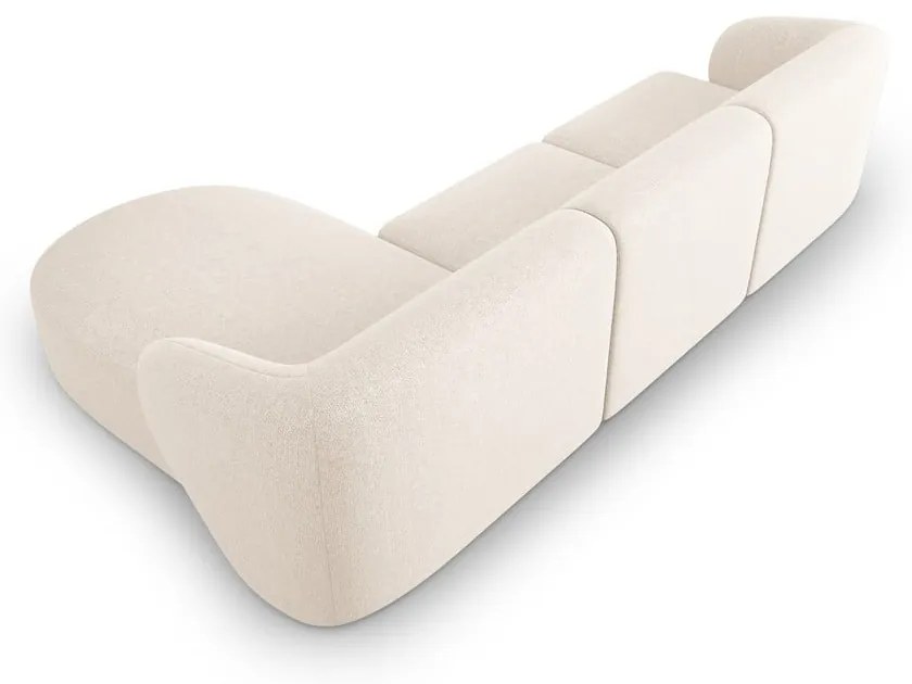 Kremowy narożnik (prawostronny) Shane – Micadoni Home