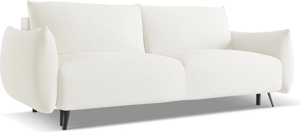 Trzyosobowa sofa Malie z pojemnikiem i funkcją spania, tkanina szenilowa