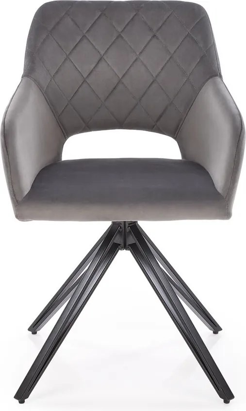 Krzesło do jadalni z obracanym siedziskiem K535 Halmar