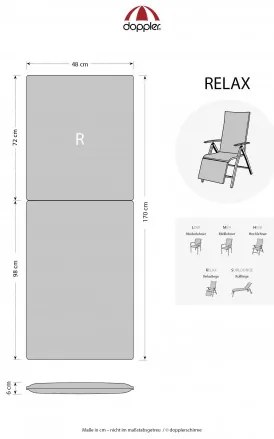 LIVING 4911 relax - poduszka na fotel relaksacyjny