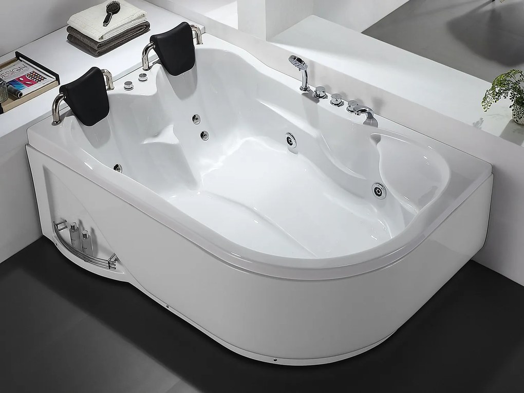 Wanna z hydromasażem RAFINA - 2-osobowa 181 x 121 x wys.65 cm