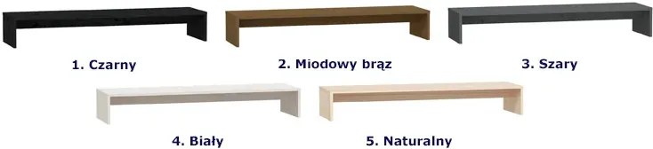 Klasyczna Nadstawka Na Biurko Z Naturalnego Drewna Sosnowego W3-C68