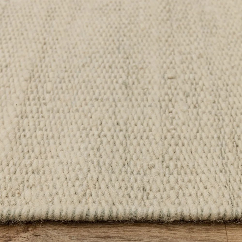 Kremowy/szałwiowy wełniany dywan tkany ręcznie 120x170 cm Lima Sage – Asiatic Carpets