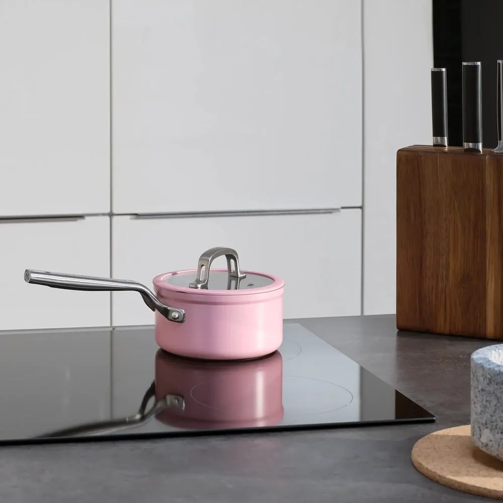 Garnek z pokrywką/z powłoką ceramiczną odpowiedni na indukcję 1,3 l Meda 3.0 – FABINI
