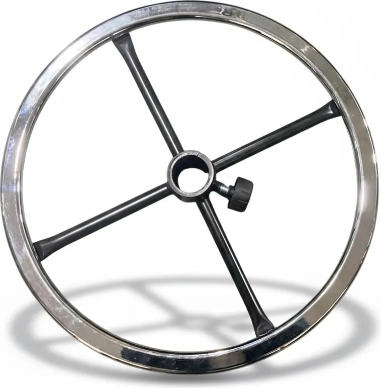 Pierścień podporowy, do krzeseł roboczych, stal chromowana, 460 mm