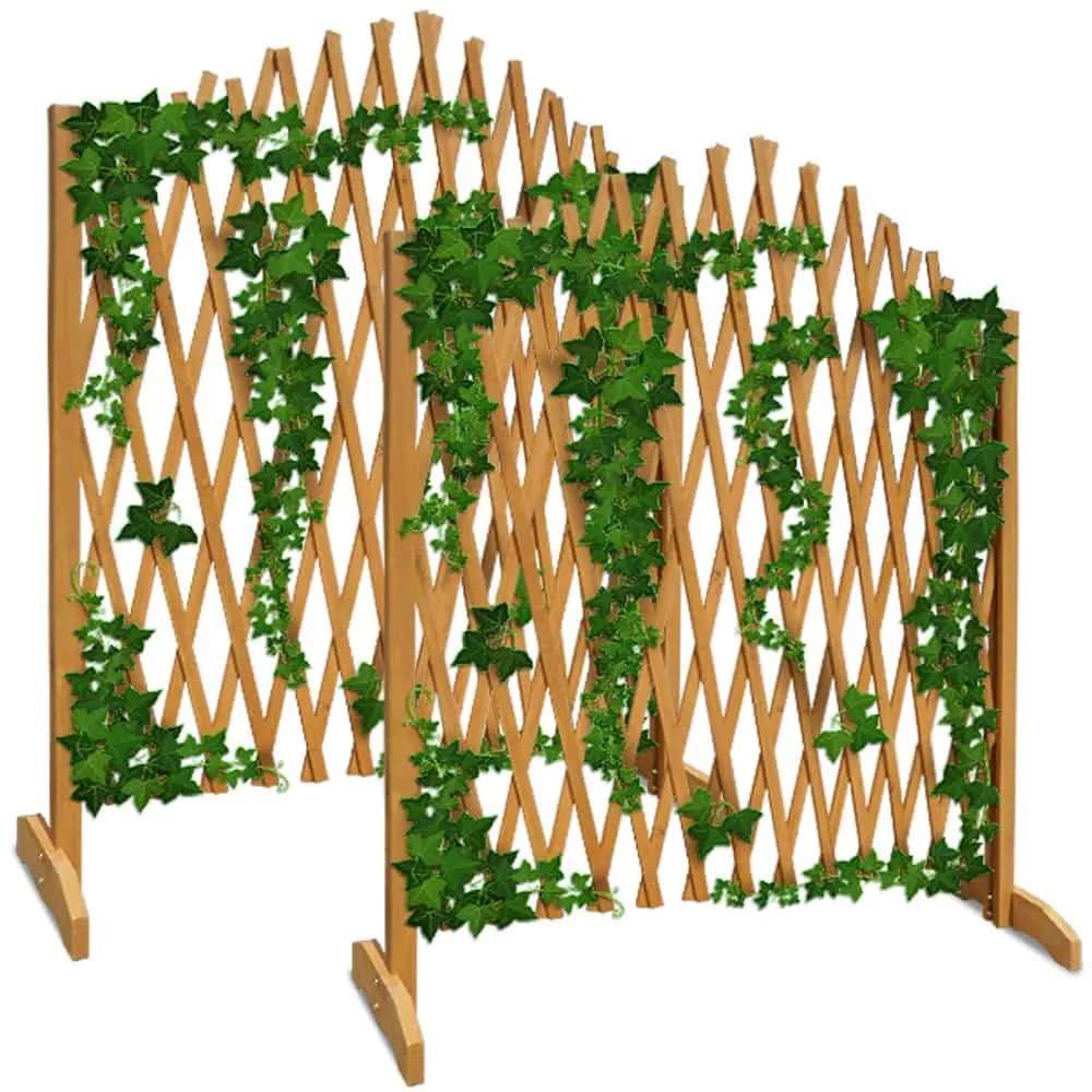 Gardebruk Kratka drewniana ROSEMARY na kwiaty, 200x107cm, naturalny brąz