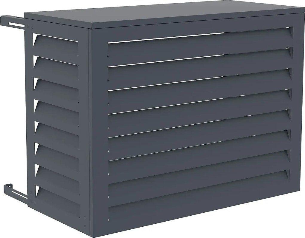 Osłona klimatyzacji / pompy ciepła aluminiowa - antracyt - LATAKI