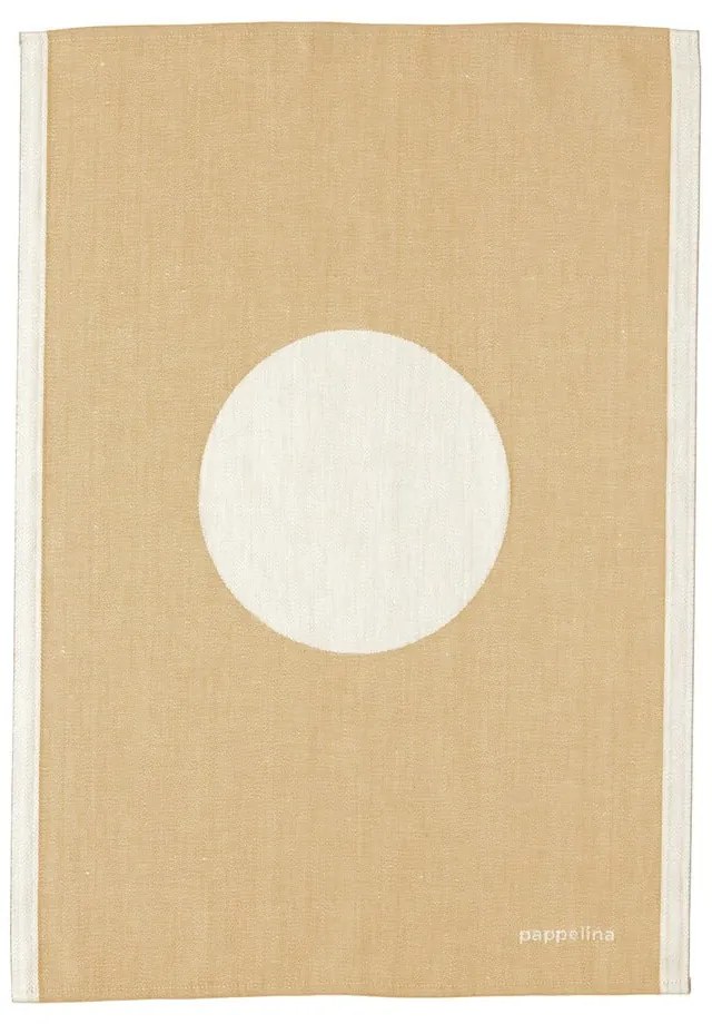 Ścierka z mieszanki lnu 46x66 cm Vera Ochre – Pappelina