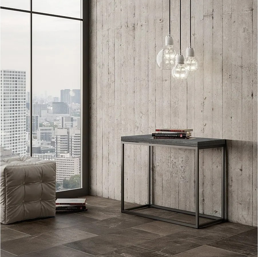 Otwór konsoli 90x45/90 cm Nordica Libra Struktura Cementowa Antracyt