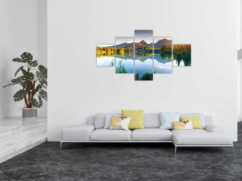 Obraz - Jezioro (125x70 cm)