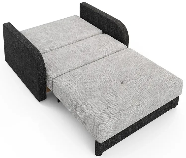 Sofa rozkładana popiel + grafit - Oves 4X