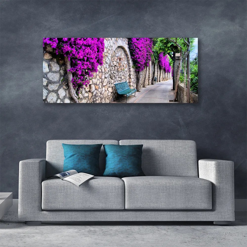 Fotoobraz na płótnie Odpoczynek w Parkowej Alejce