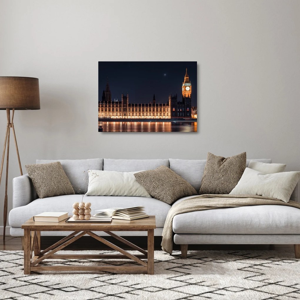 Obraz na szkle Big Bena w Londynie (70x50 cm)
